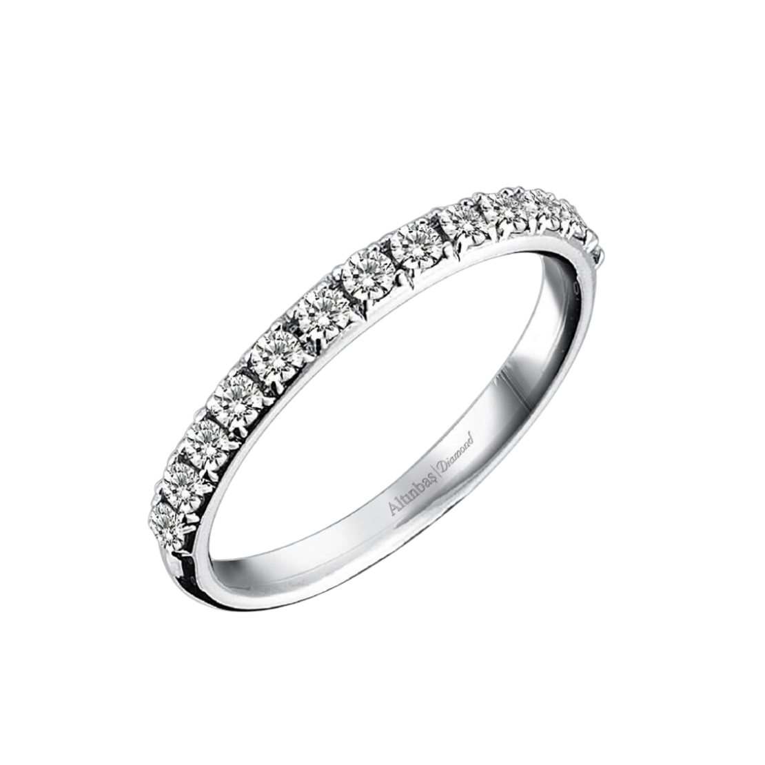 0.30 ct White gold diamond ring
