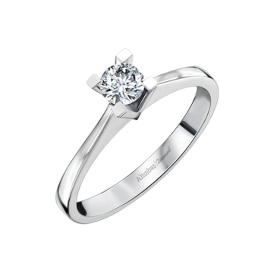 0.61 к Пръстен с диамант