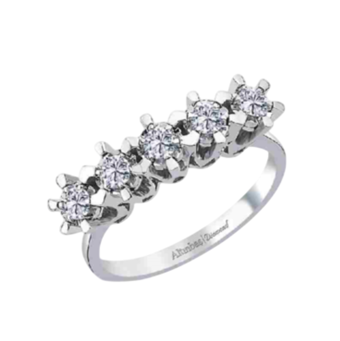 0.20 ct Five Diamond Ring