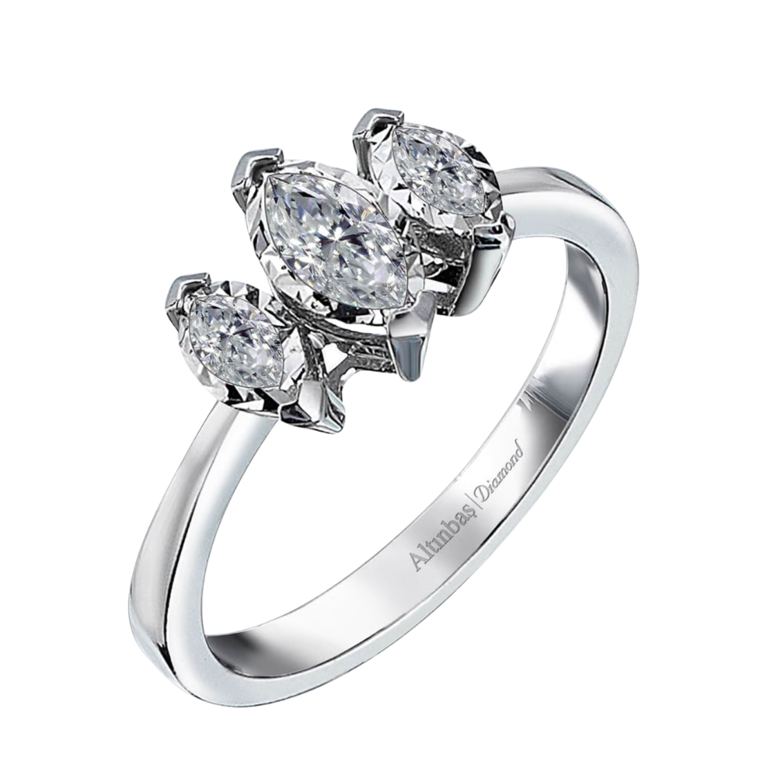 0.38 ct Tria diamond ring