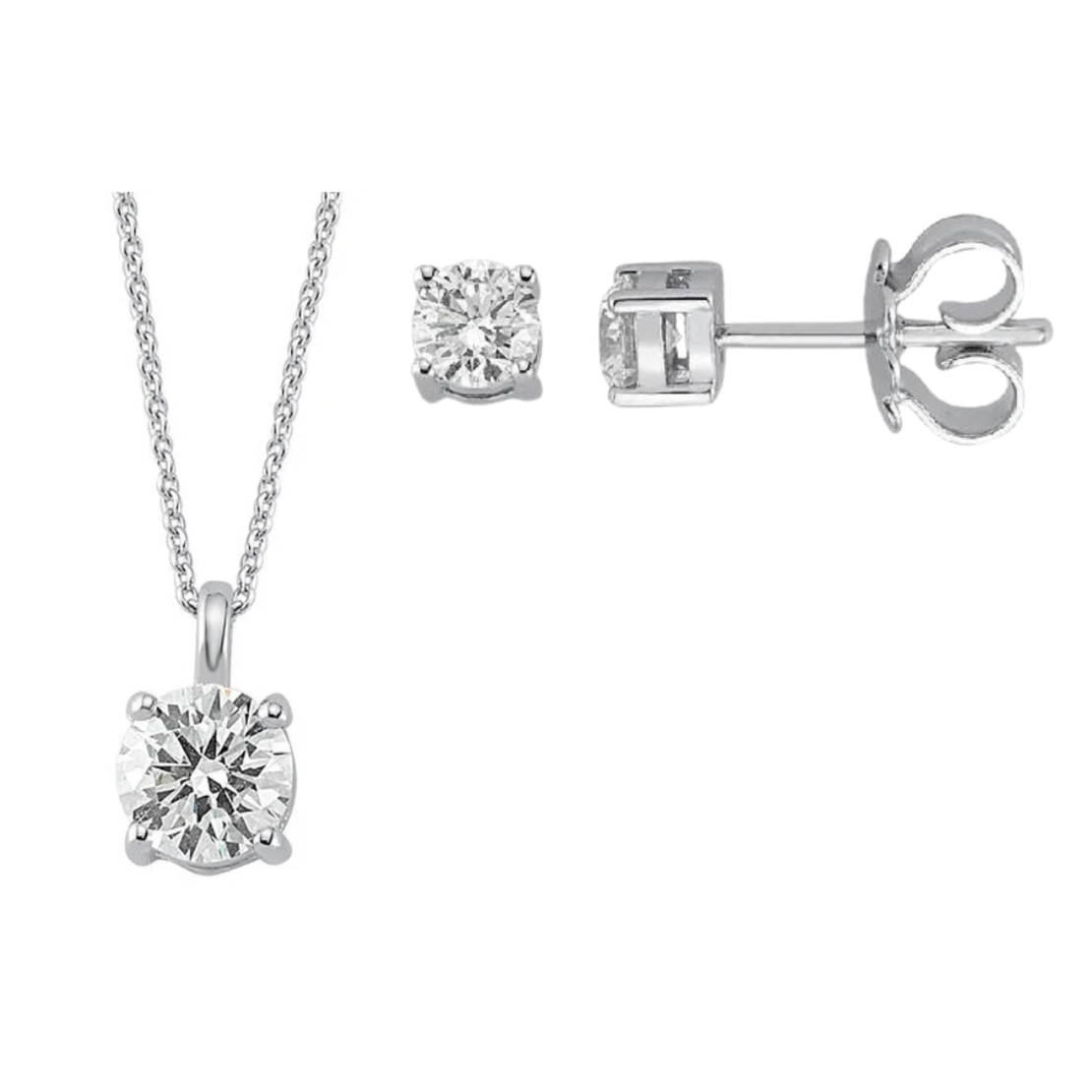 1.20 ct Classic diamond set