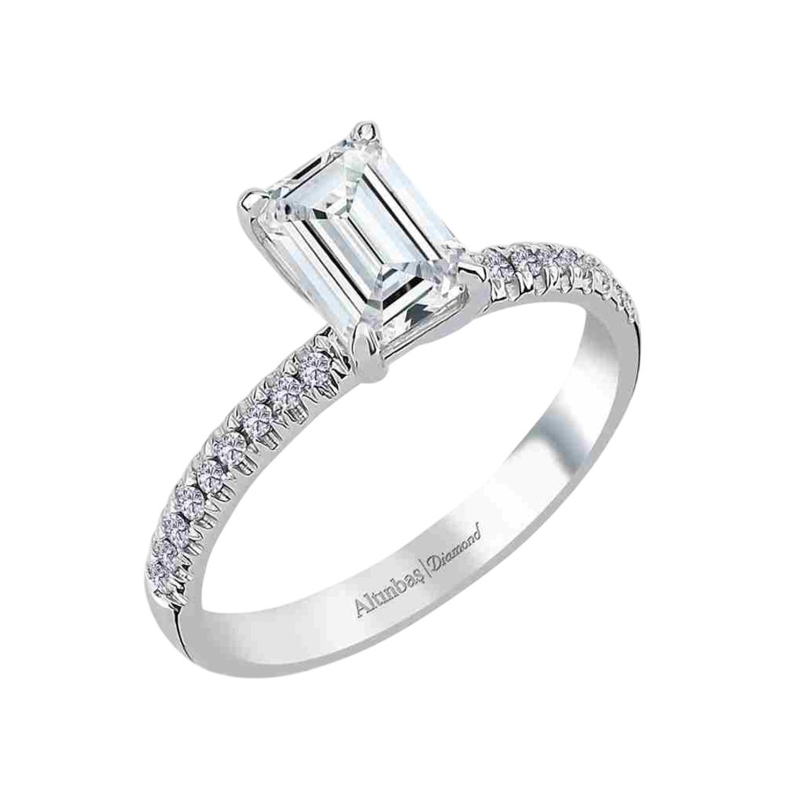 0.75 ct Baguette Diamond Ring