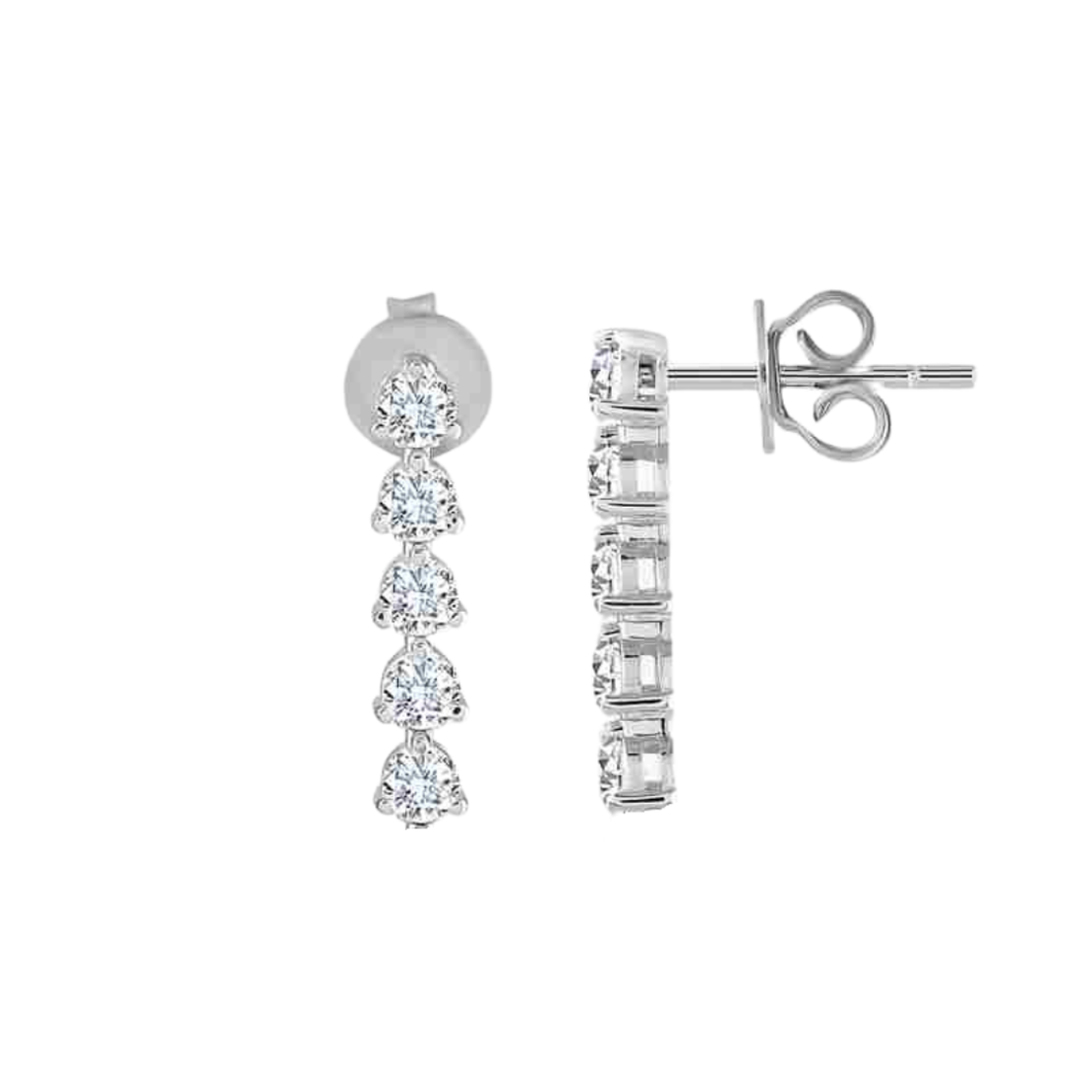 1.10 ct Diamond earrings