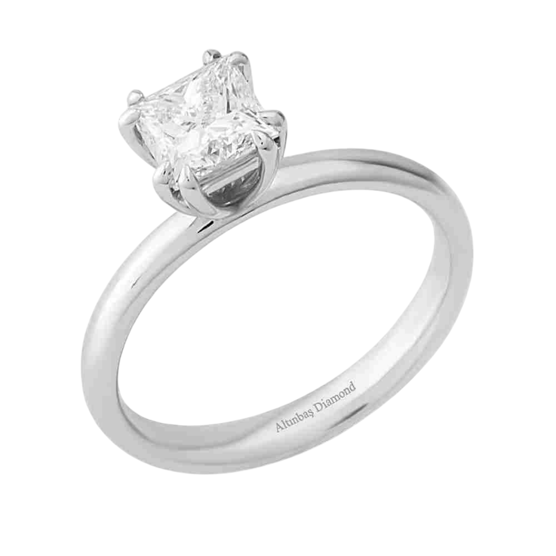 Кольцо с бриллиантом Принцесс  0,50 карата