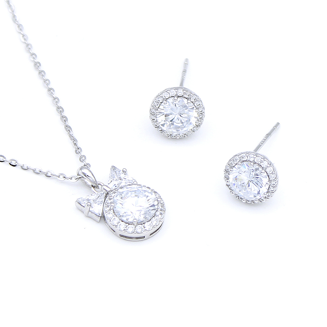 Нежен сребърен комплект 2700000069226 | колекция Delicate Silver