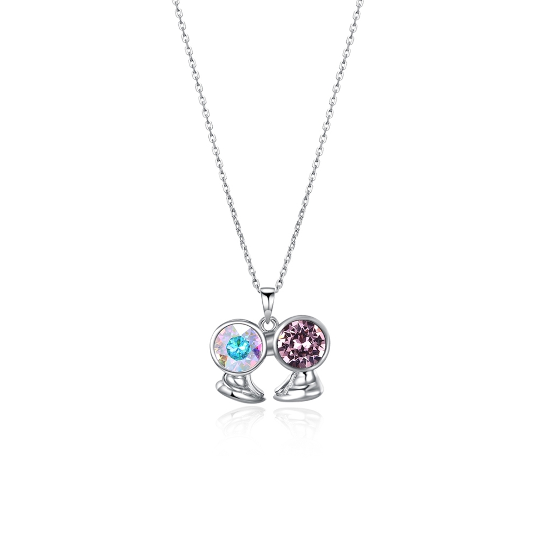 Сребърно колие Swarovski Crystals | колекция Delicate Silver | 2700000027592