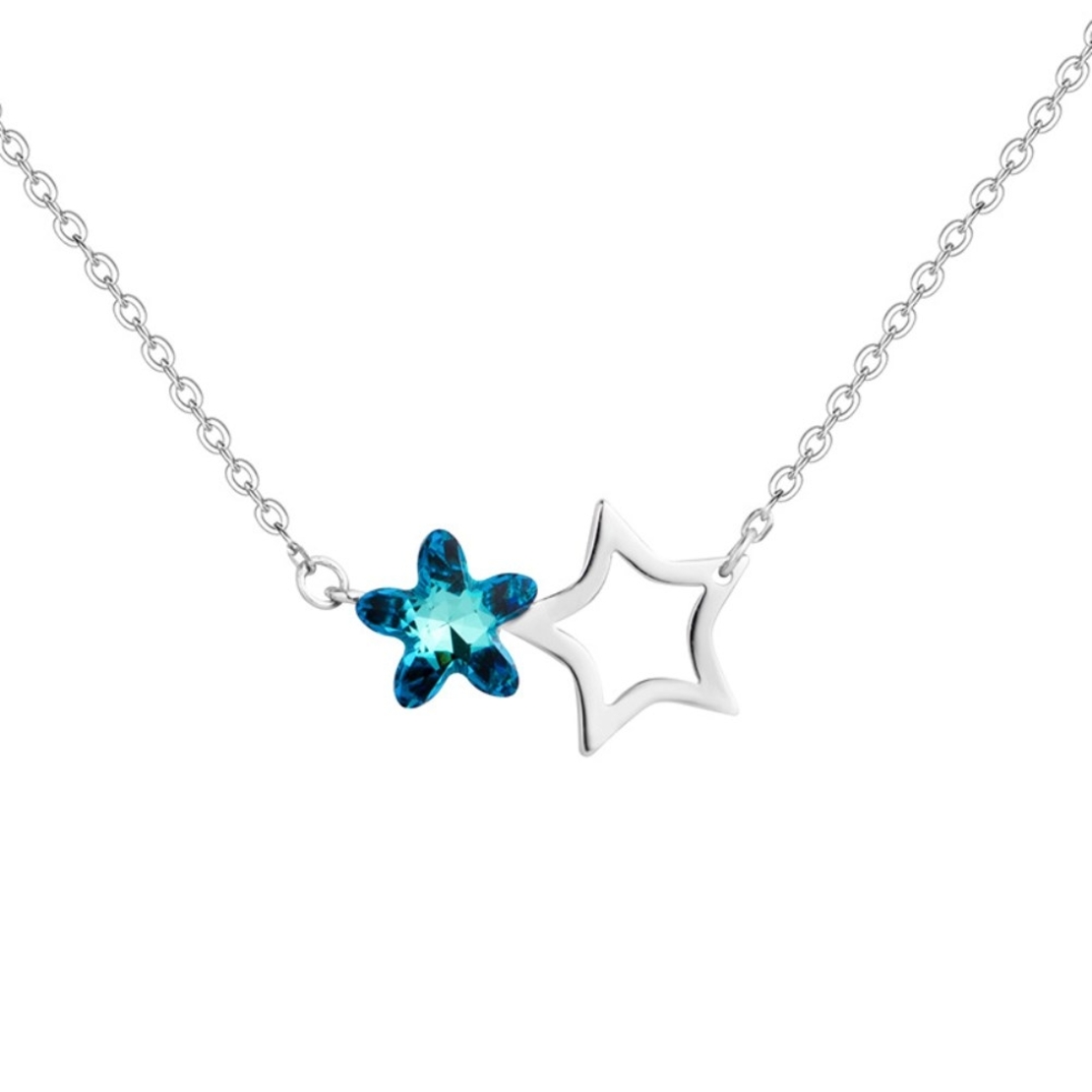 Сребърно колие Звезда Swarovski Crystals 2700000027714 | колекция Delicate Silver