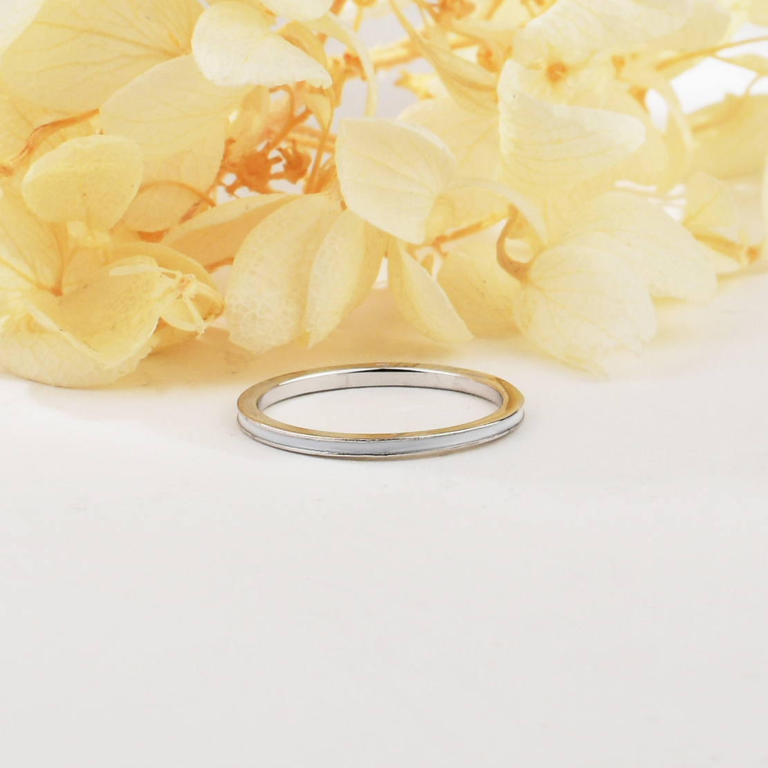 Сребърен пръстен нежна халка JL070446B | колекция Delicate Silver
