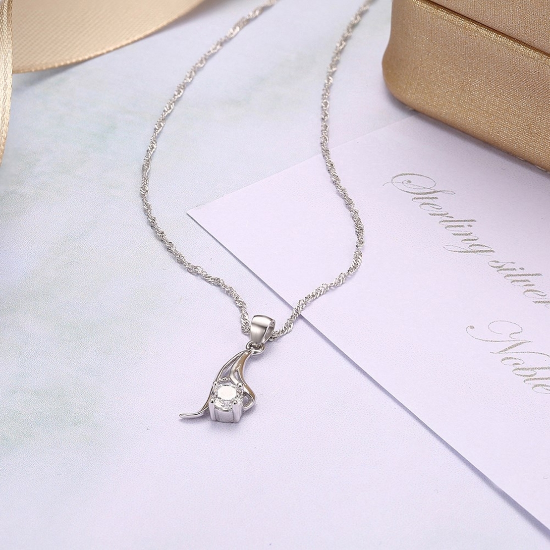 Сребърно колие Swarovski Crystals | колекция Delicate Silver | 2700000027226