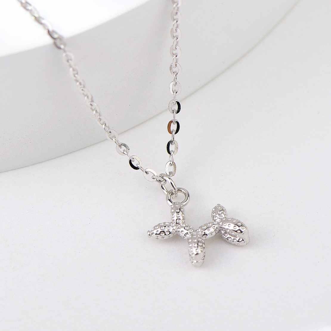 Сребърно колие Кученце | колекция Delicate Silver