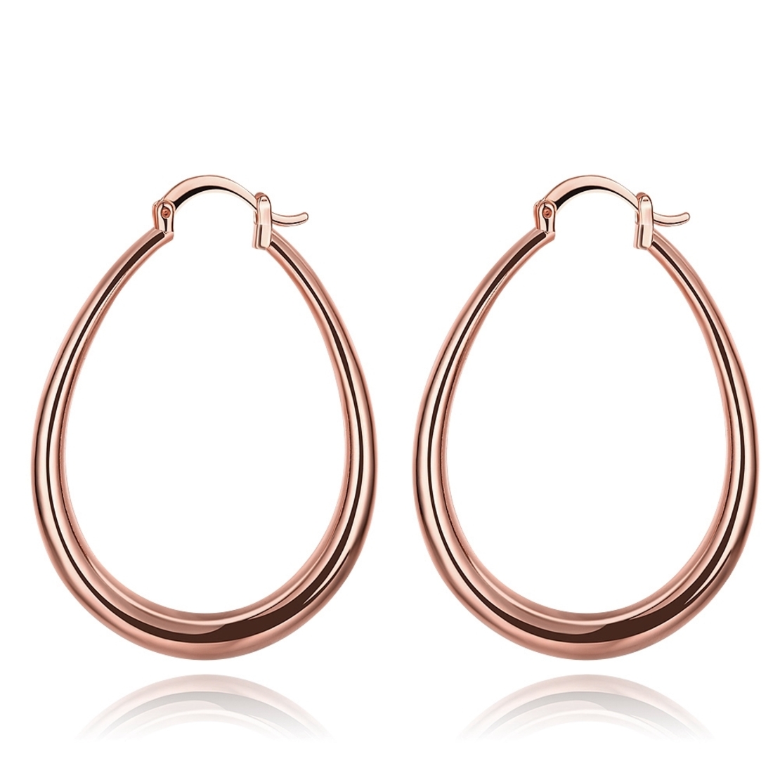Обеци розово позлатяване дълги 2000004021405 | Колекция Rose Gold