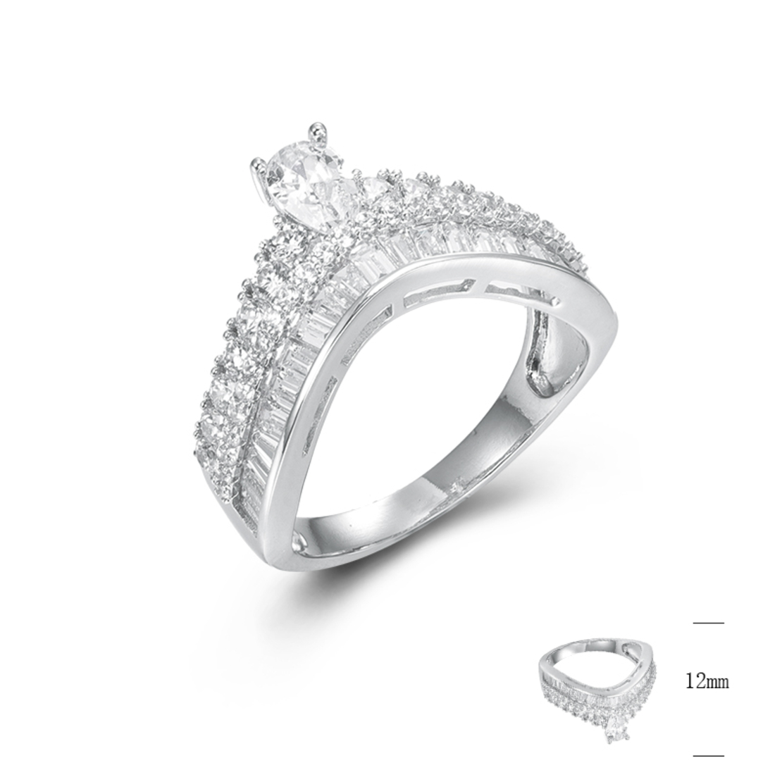 Сребърен пръстен SJ44882 | Колекция Silver Premium
