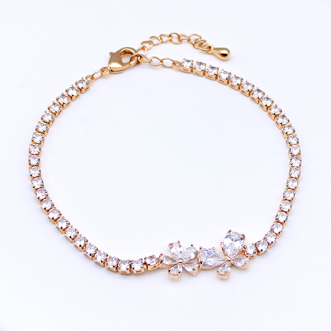 Гривна розово позлатяване 2200000018144 | Колекция Rose Gold