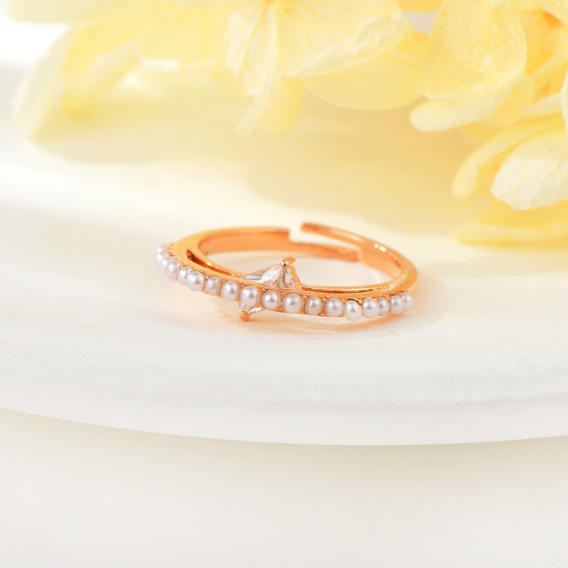 ROSE GOLD PLATED RING