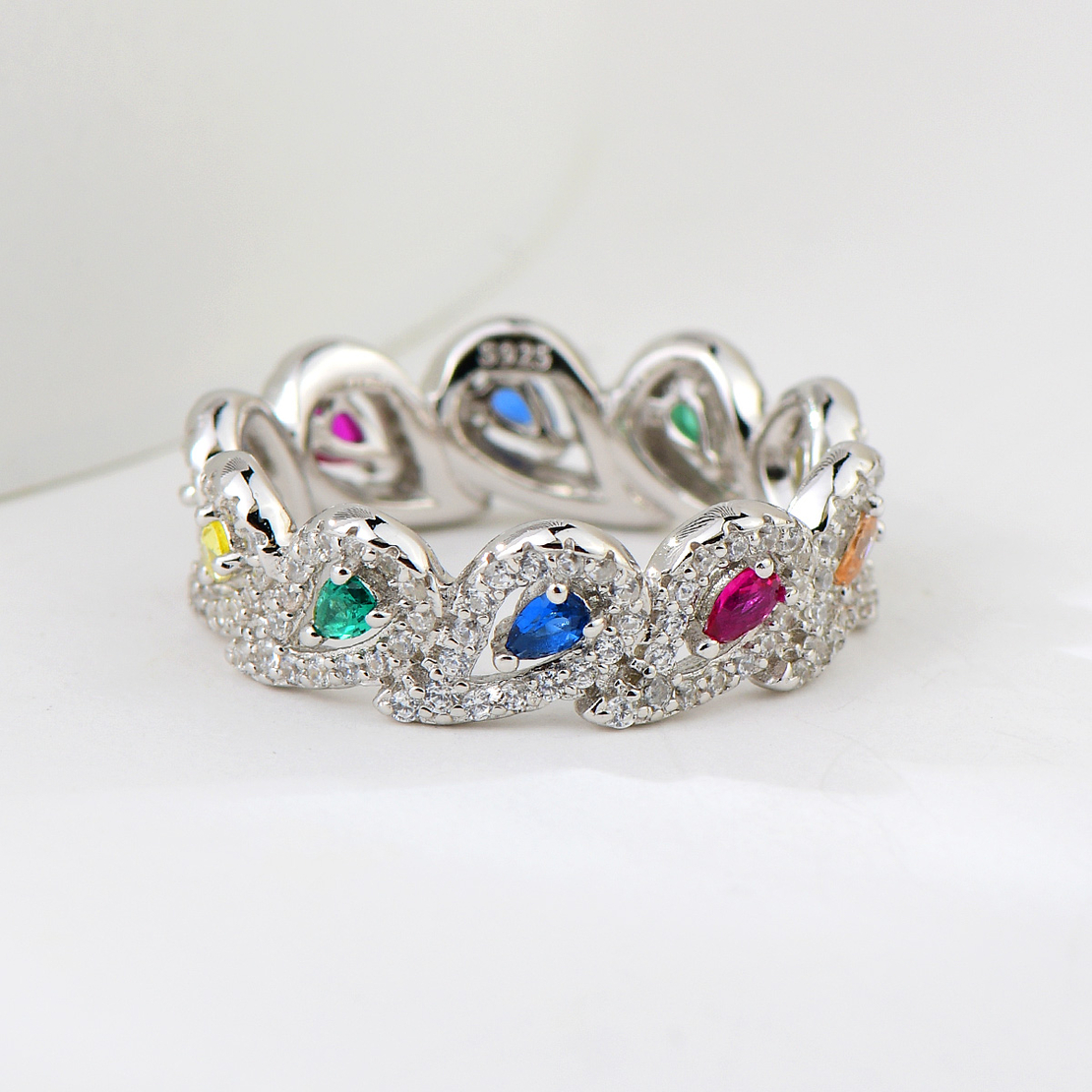 Сребърен пръстен SJ44871R-C | Колекция Silver Premium