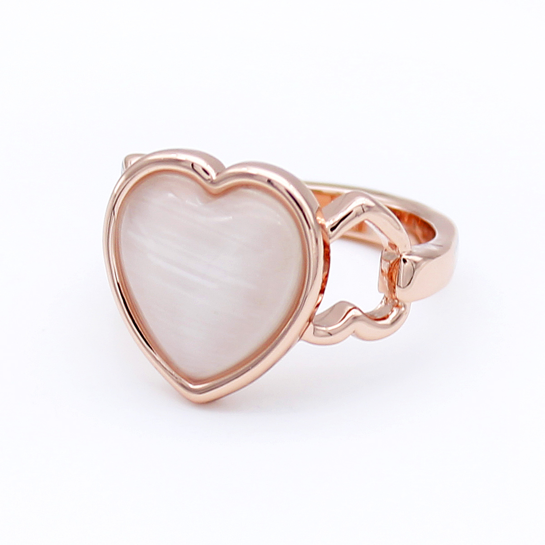 Пръстен розово позлатяване котешко око J1062240 | Колекция Rose Gold