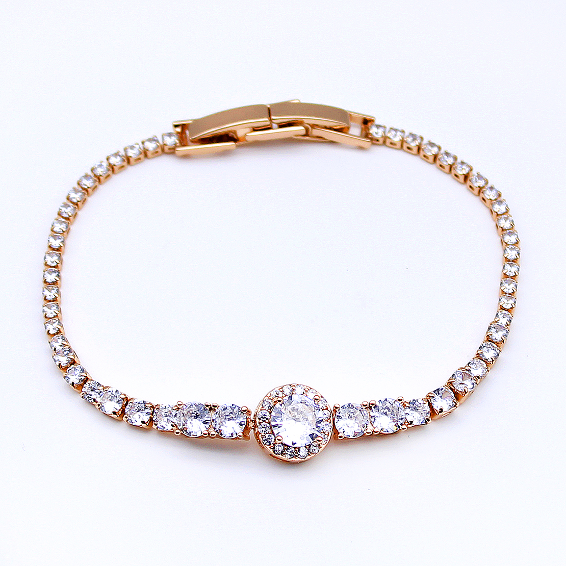 Гривна розово позлатяване 2200000018182 | Колекция Rose Gold