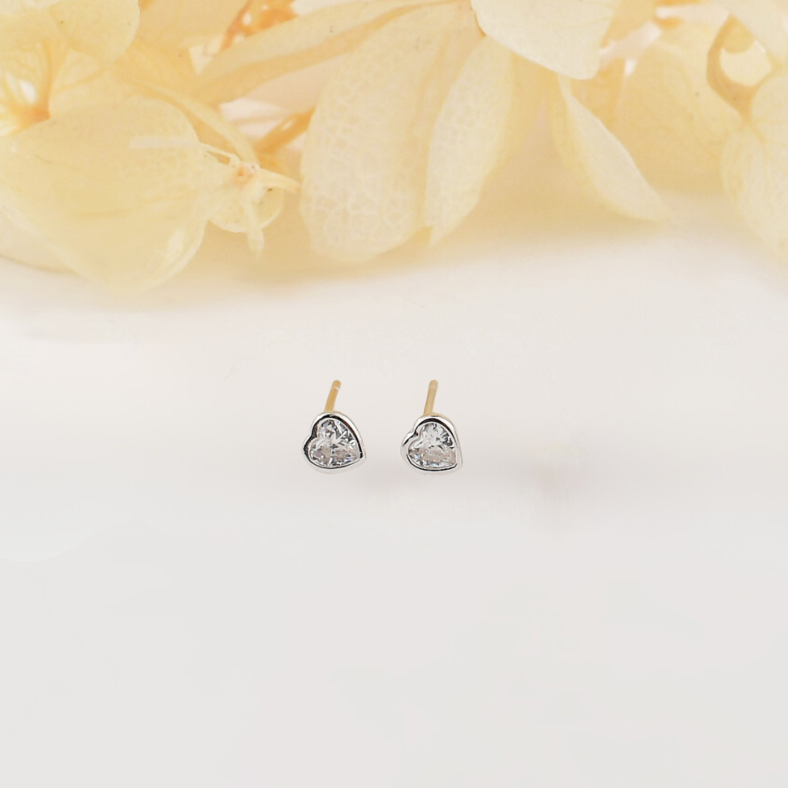 Сребърни обеци по ухото сърца 2700000065938 | колекция Delicate Silver