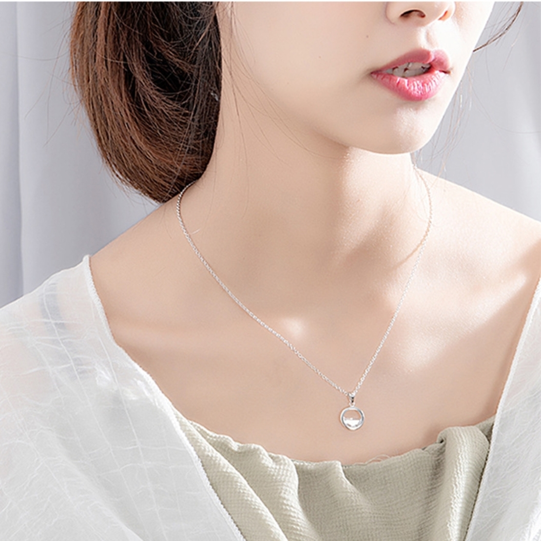 Сребърно колие Swarovski Crystals 2700000027769 | колекция Delicate Silver