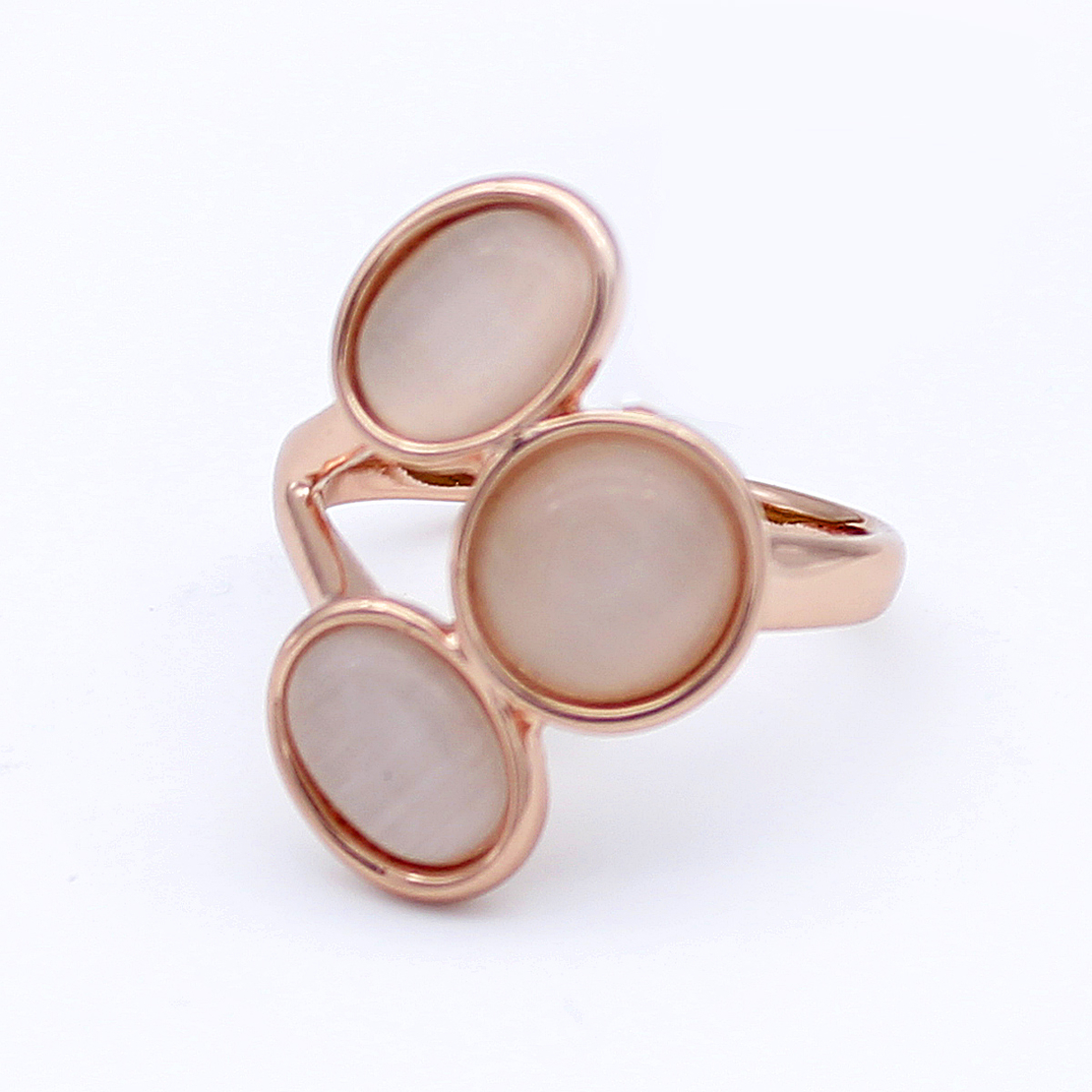 Пръстен розово позлатяване котешко око J1062221 | Колекция Rose Gold