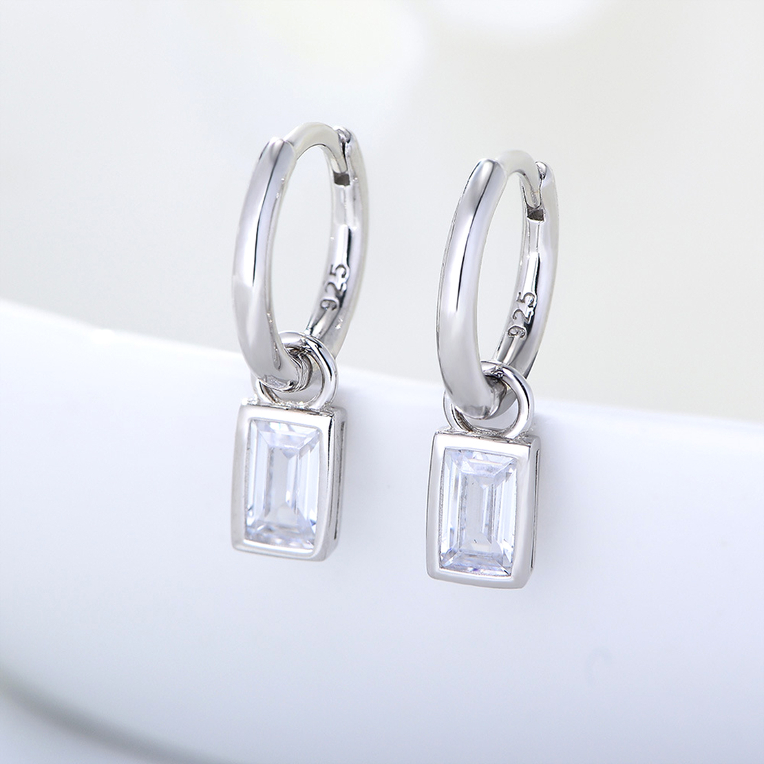 Ежедневни сребърни обеци 2700000071885 | колекция Delicate Silver