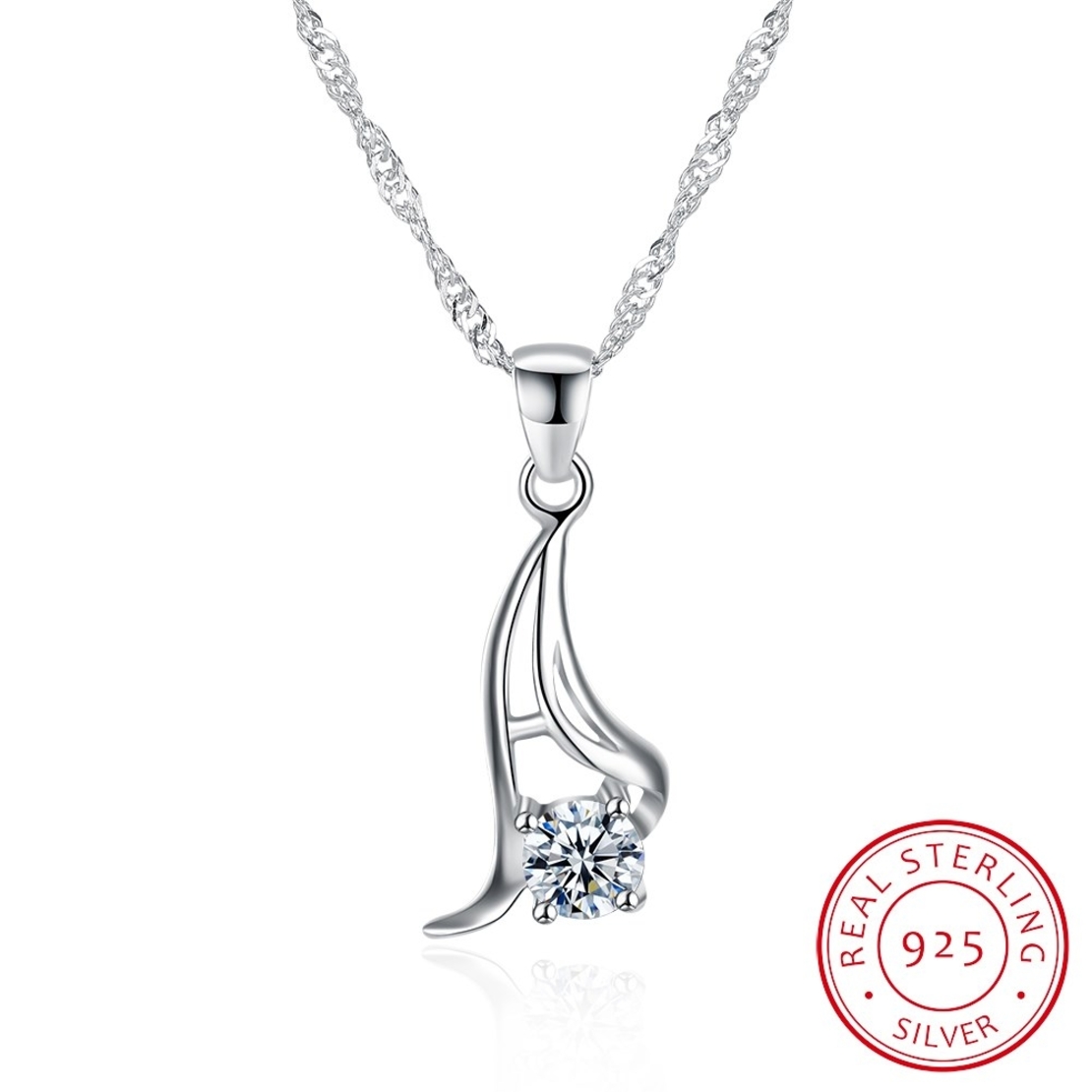 Сребърно колие Swarovski Crystals | колекция Delicate Silver | 2700000027226