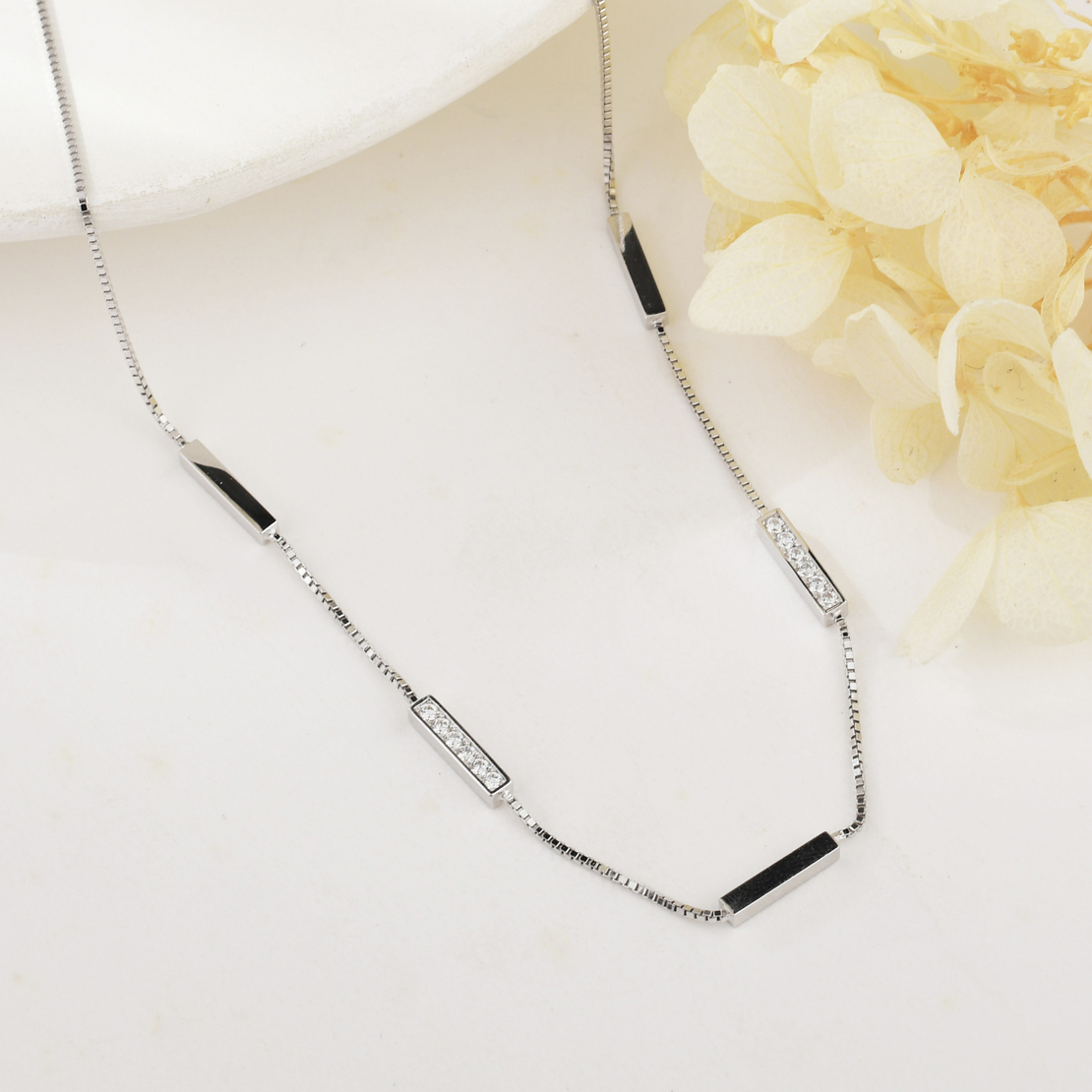 Нежно сребърно колие | колекция Delicate Silver