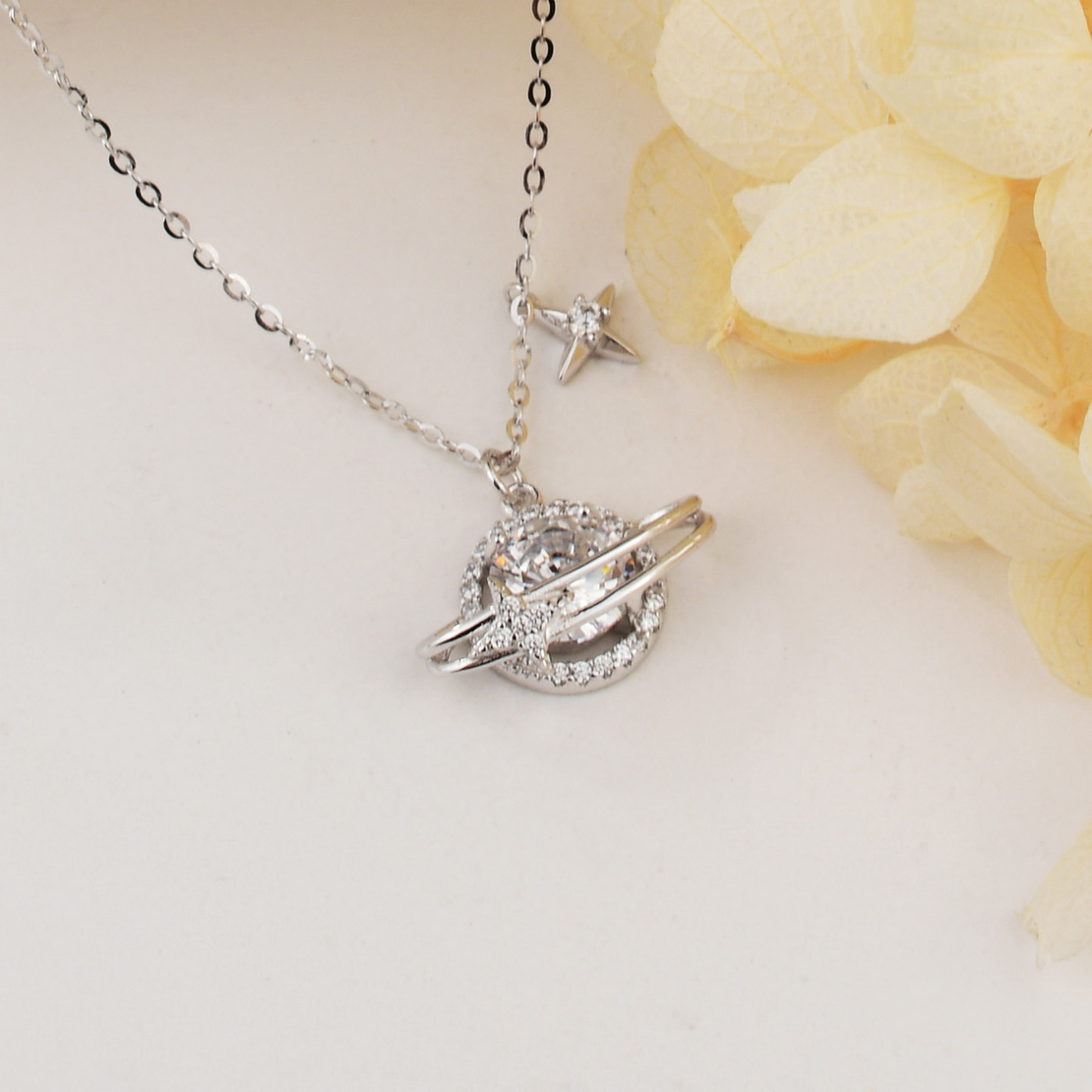 Нежно сребърно колие космос 2700000059500 | колекция Delicate Silver