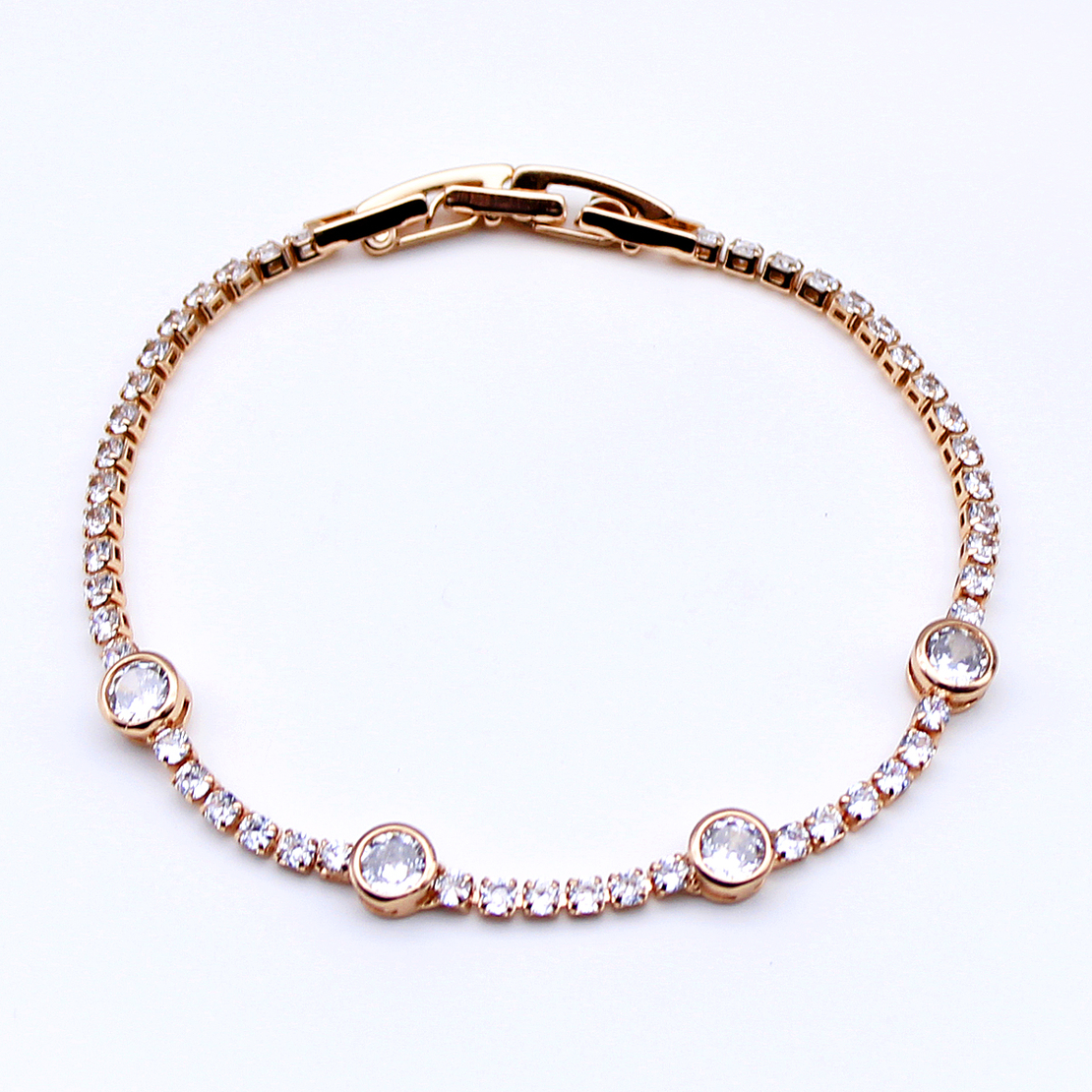 Гривна розово позлатяване 2200000018137 | Колекция Rose Gold