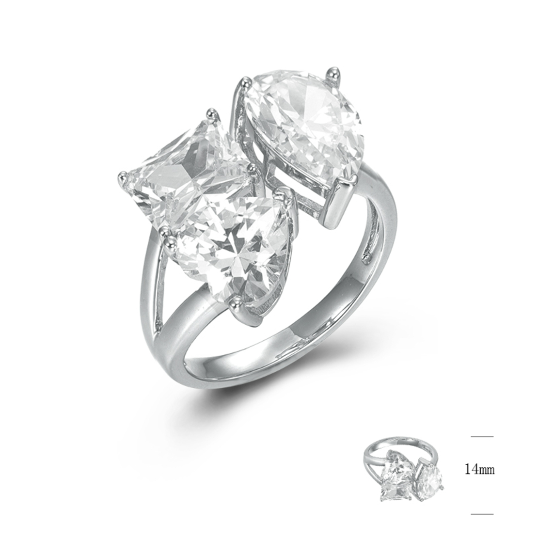 Сребърен пръстен SJ44780R | Колекция Silver Premium