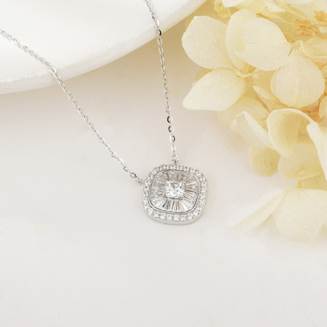 Нежно сребърно колие слънце 2700000058848 | колекция Delicate Silver