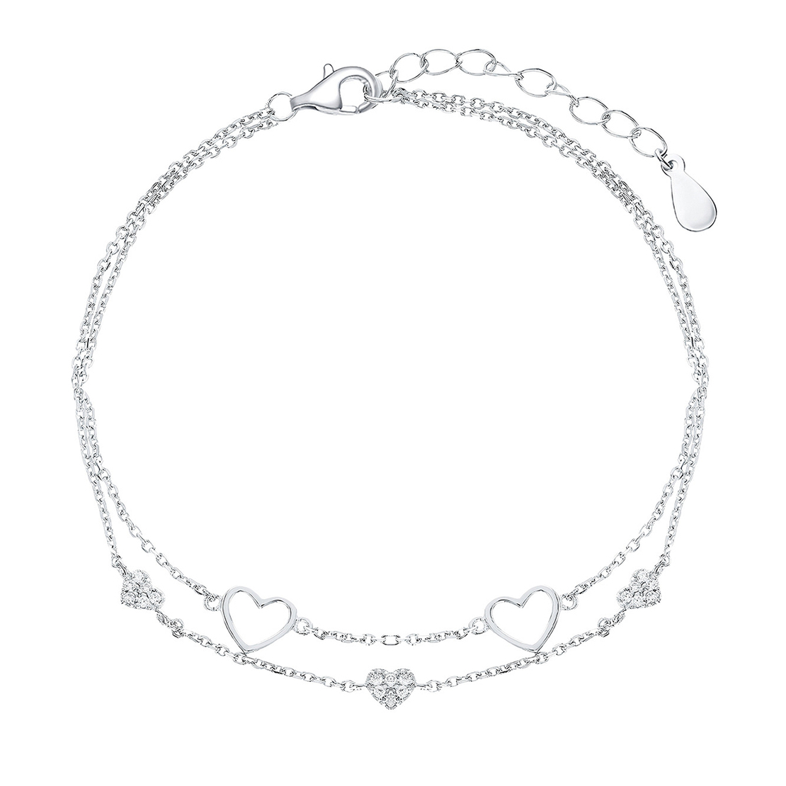 Дамска сребърна гривна 2700000070123 | колекция Delicate Silver
