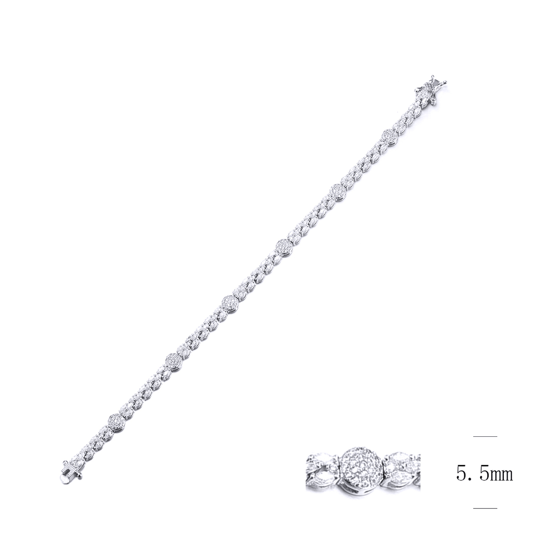 Сребърна гривна 2700000008492 | Колекция Silver Premium