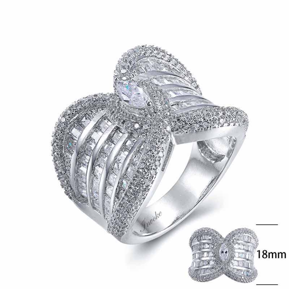 Сребърен пръстен SJ24147-D | Колекция Silver Premium