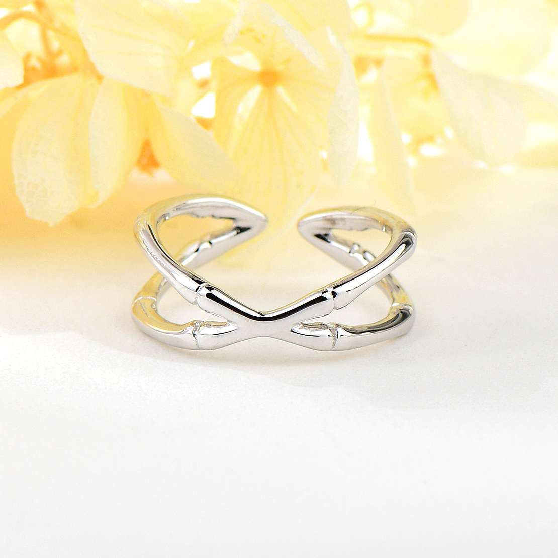 Сребърен пръстен X | колекция Delicate Silver