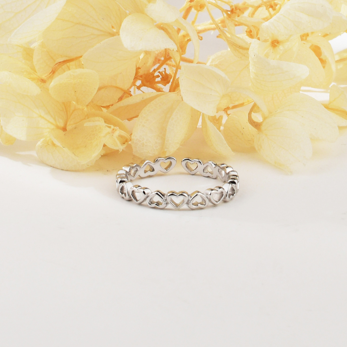 Сребърен пръстен сърца JL070473B | колекция Delicate Silver