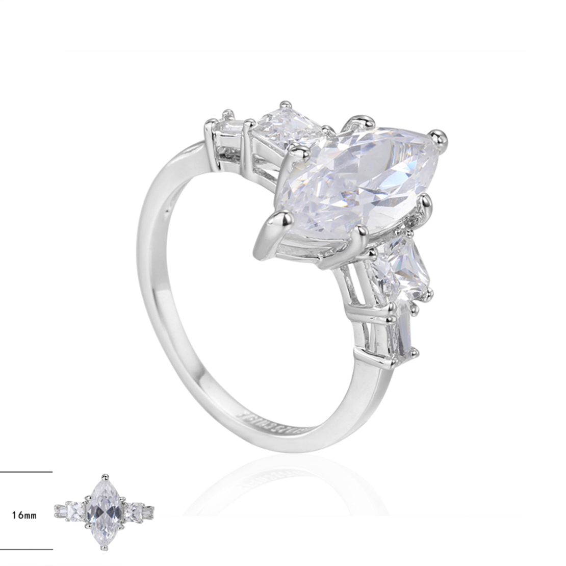 Сребърен пръстен SJ22729R | Колекция Silver Premium