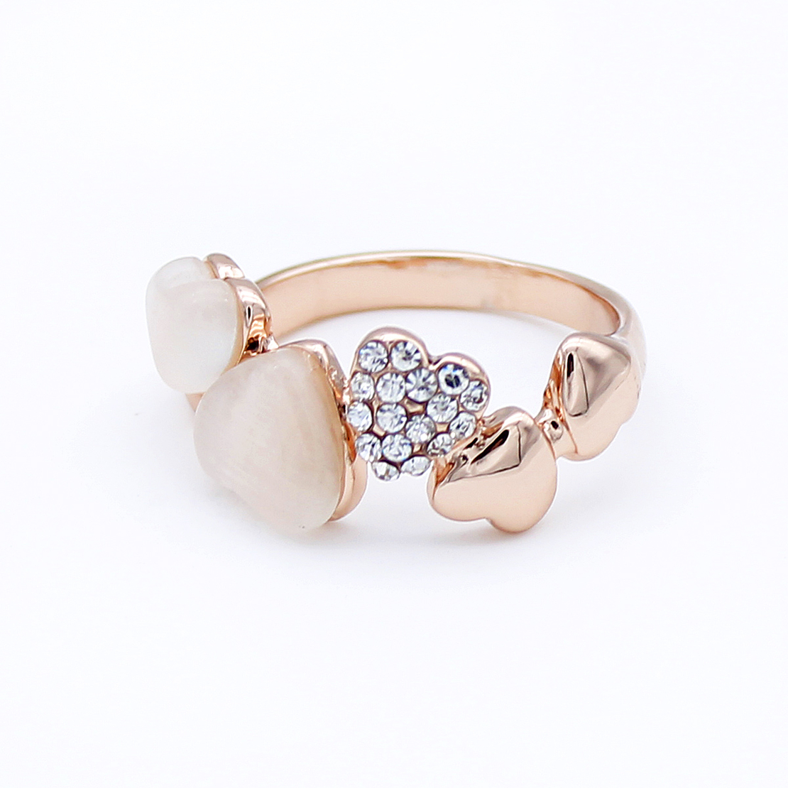 Пръстен розово позлатяване котешко око J1062243 | Колекция Rose Gold