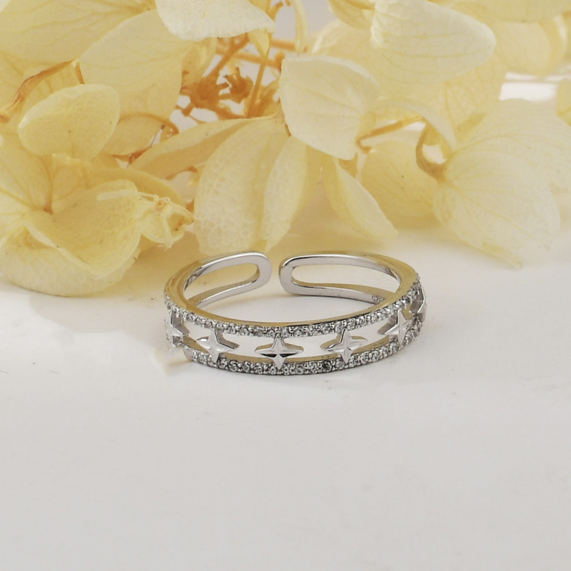 Сребърен пръстен нежна халка JL070451B | колекция Delicate Silver
