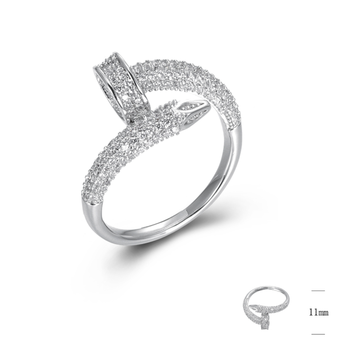 Сребърен пръстен Пирон | Колекция Silver Premium