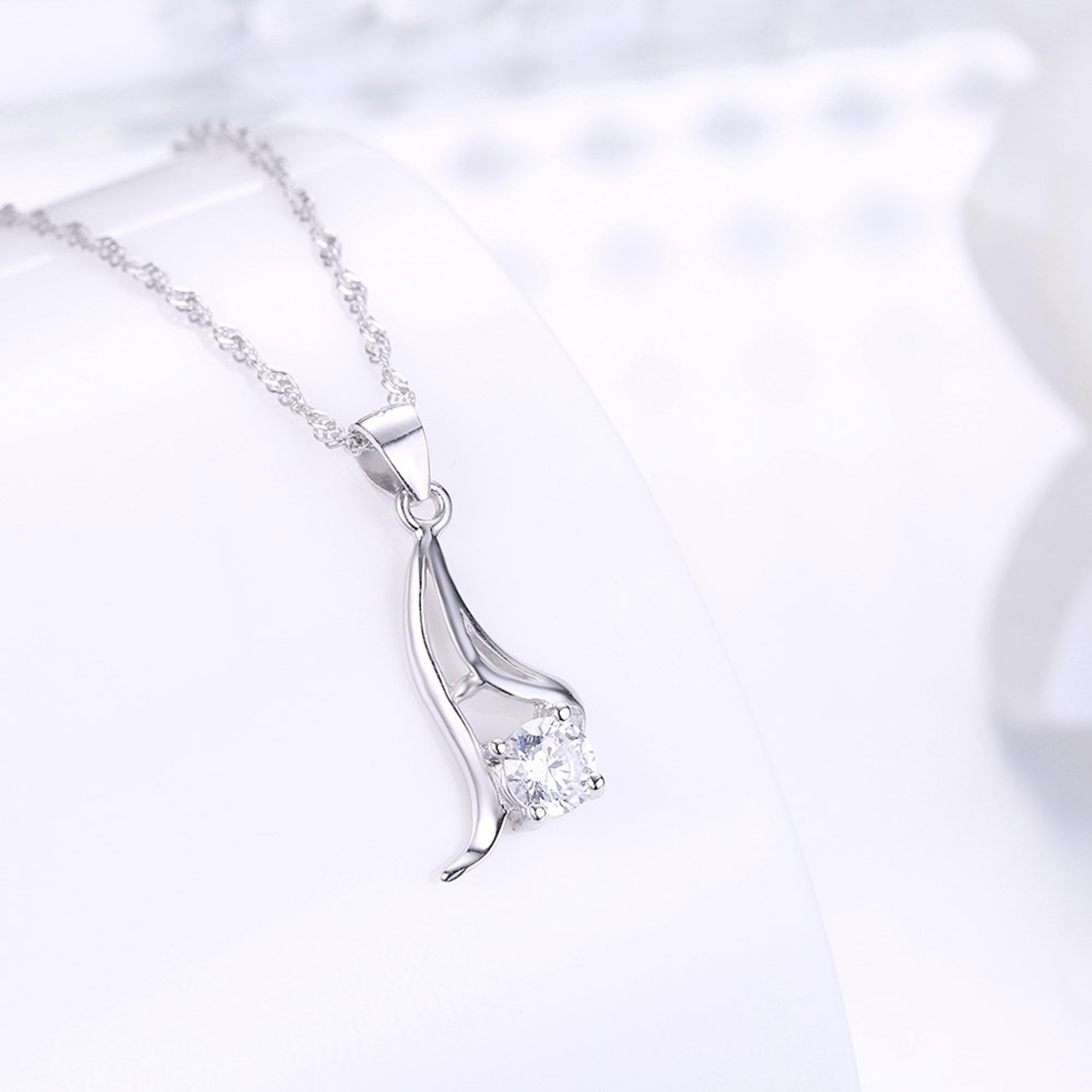 Сребърно колие Swarovski Crystals | колекция Delicate Silver | 2700000027226