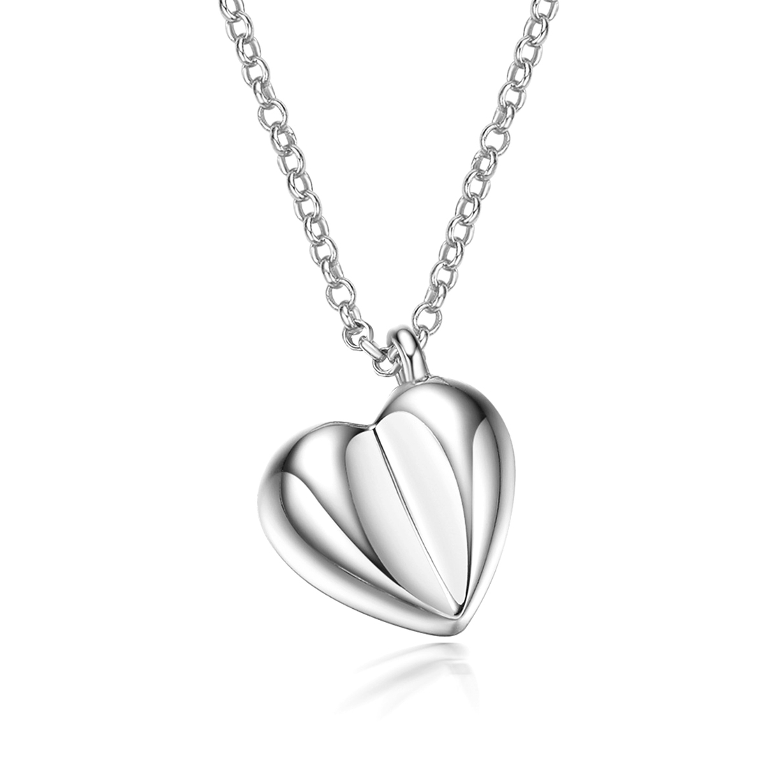 Нежно сребърно колие сърце | колекция Delicate Silver