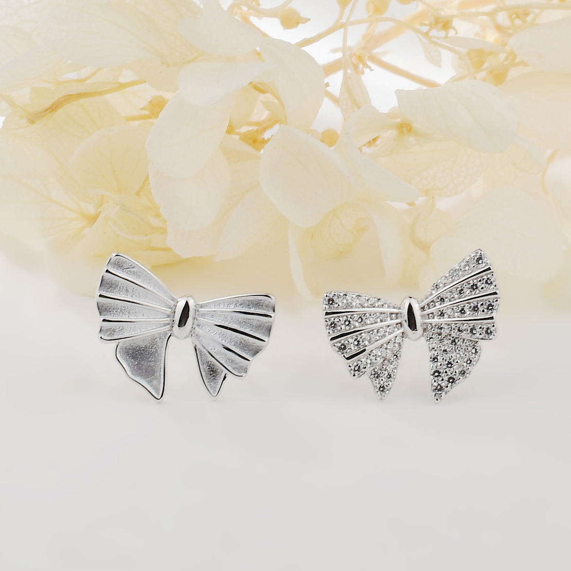 Ежедневни сребърни обеци пеперуди 2700000062142 | колекция Delicate Silver