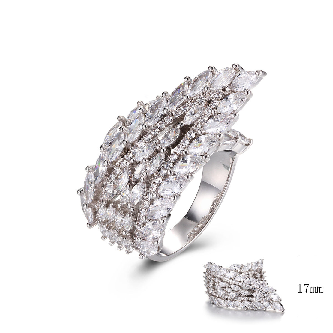 Сребърен пръстен SN05988R | Колекция Silver Premium