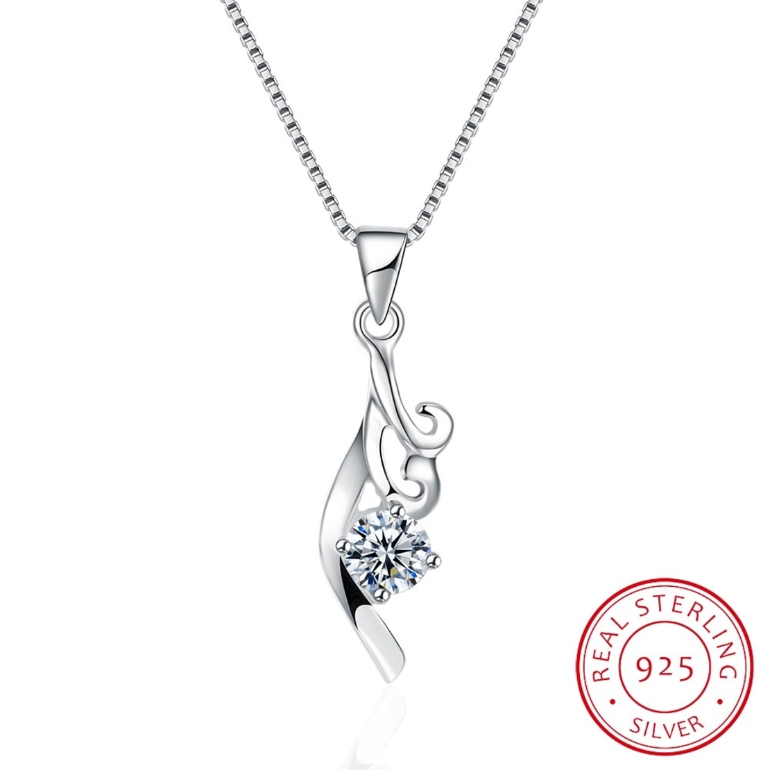 Сребърно колие Swarovski Crystals 2700000028094 | колекция Delicate Silver