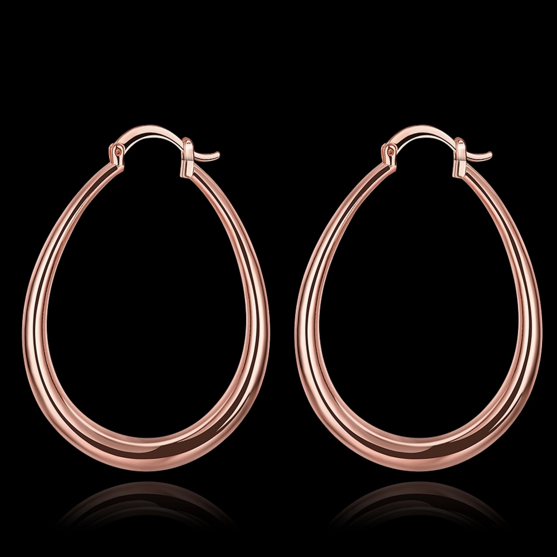 Обеци розово позлатяване дълги 2000004021405 | Колекция Rose Gold