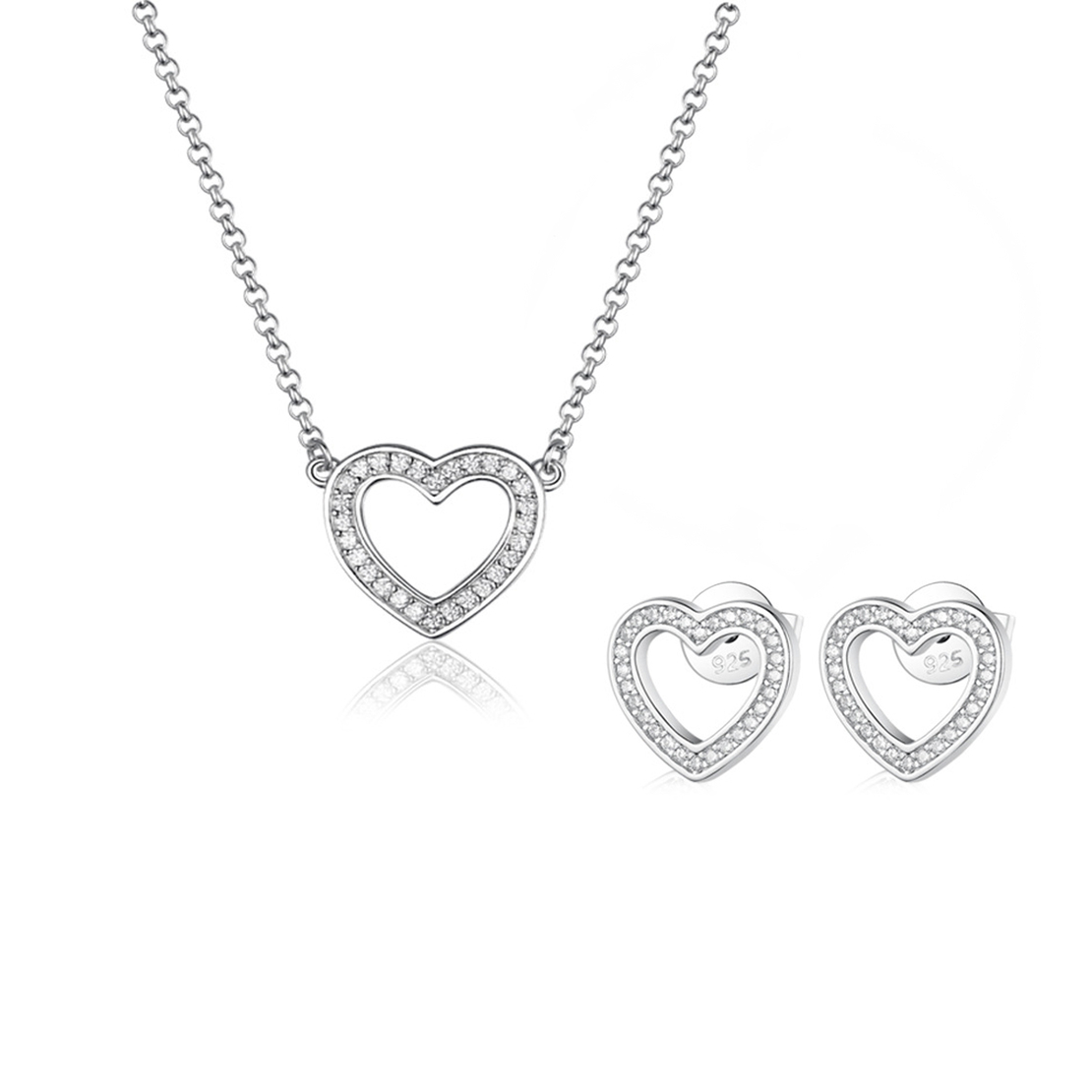 Нежен сребърен комплект 2700000071632 | колекция Delicate Silver