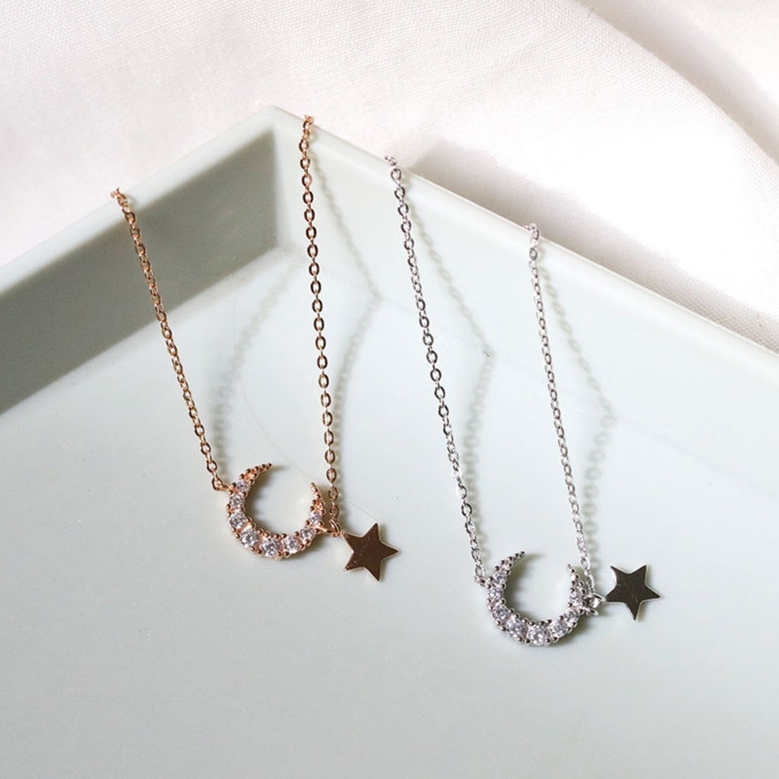 Сребърно колие с кристали Swarovski 2700000027905 | колекция Delicate Silver