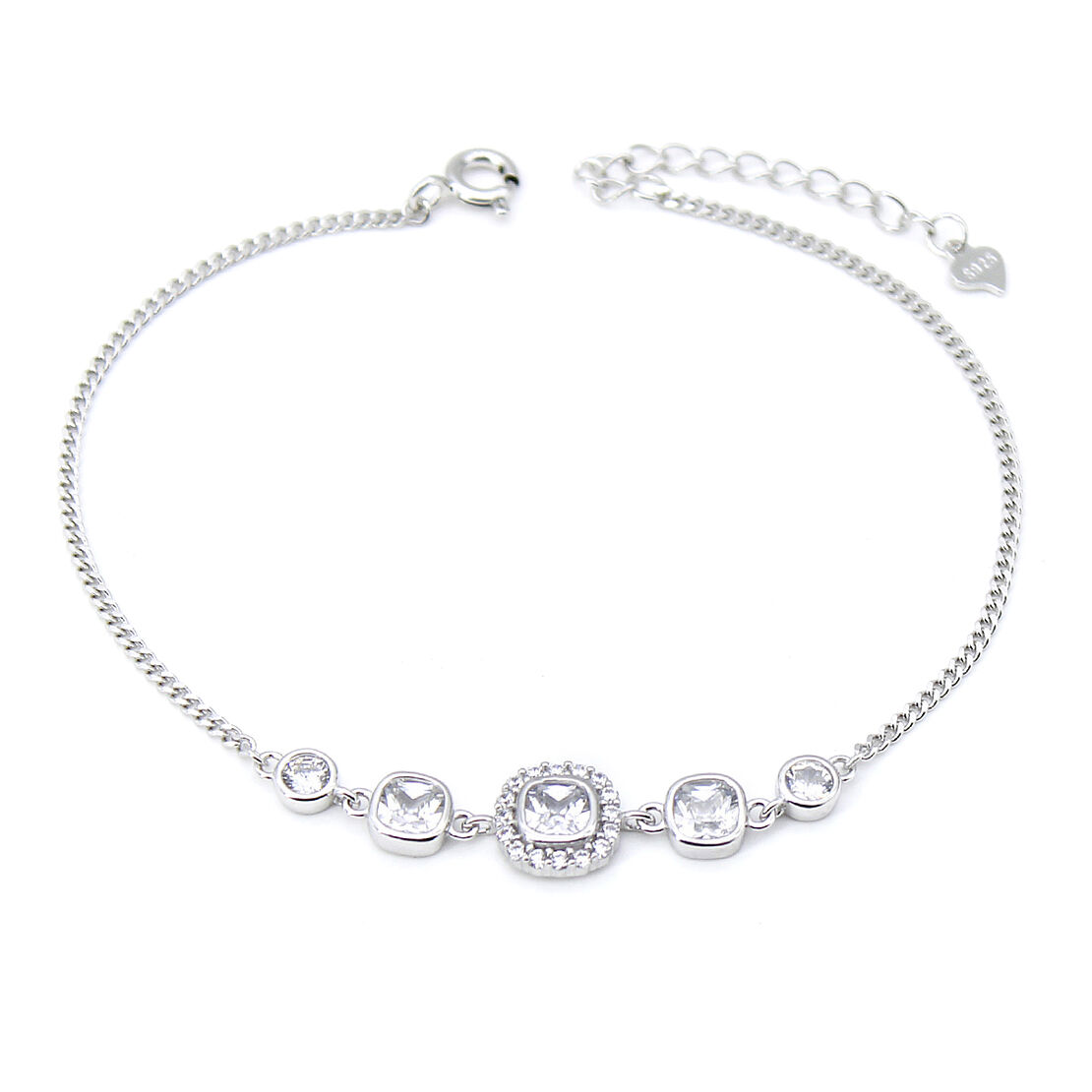 Дамска сребърна гривна 2700000070048 | колекция Delicate Silver