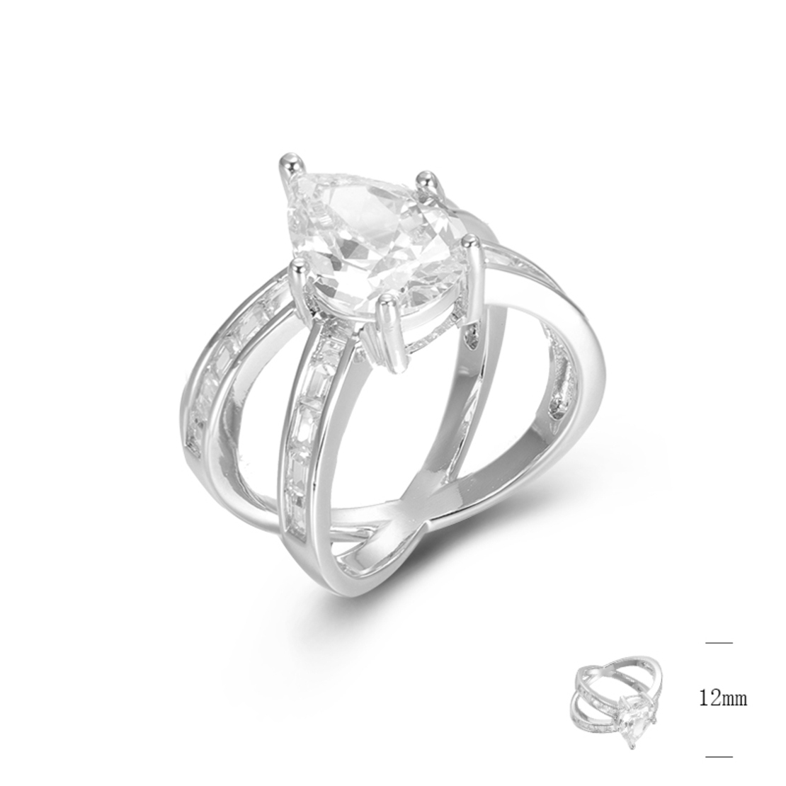 Сребърен пръстен SJ45436R | Колекция Silver Premium